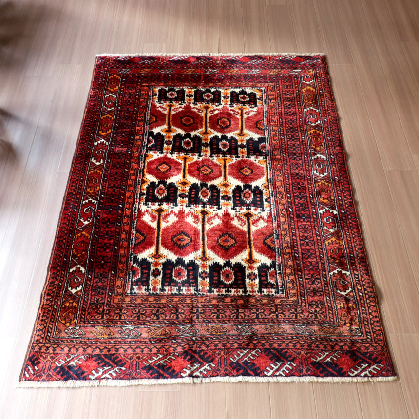 楽天市場】【50%OFFクーポン対象】部族絨毯 トライバルラグ トルクメン