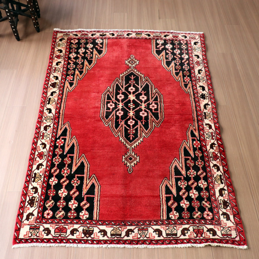 楽天市場】【15%OFFクーポン対象】トライバルラグ 部族絨毯