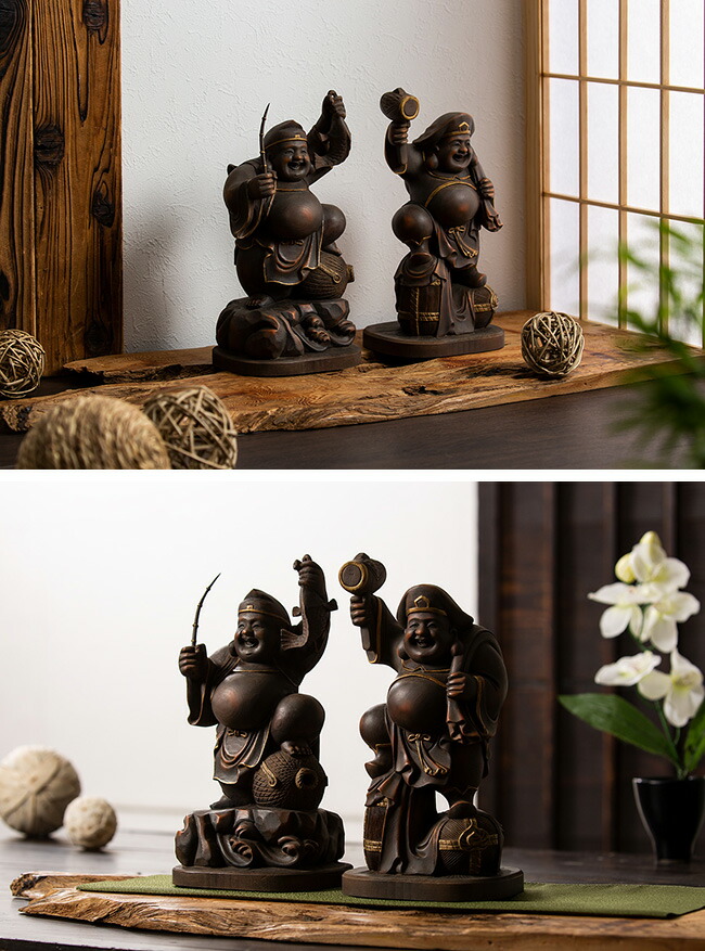 楽天市場】【特典あり】定額山壽量院 御祈開眼 恵比寿大黒天 古美彩色