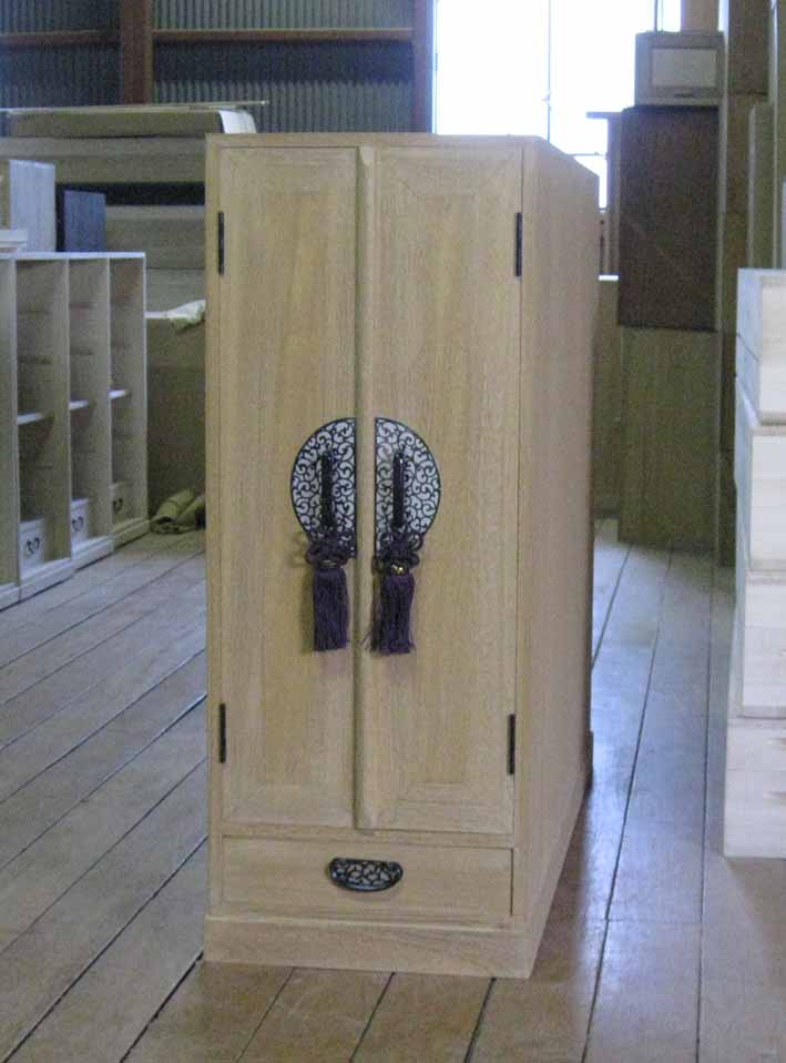 楽天市場】掛け軸収納庫桐たんす桐軸入れ掛軸ケース総桐掛け軸収納庫