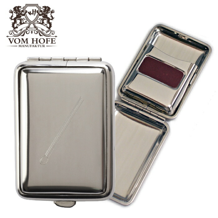 楽天市場】ドイツ製 メタル マッチケース マッチ柄 マッチ入れ : 喫煙