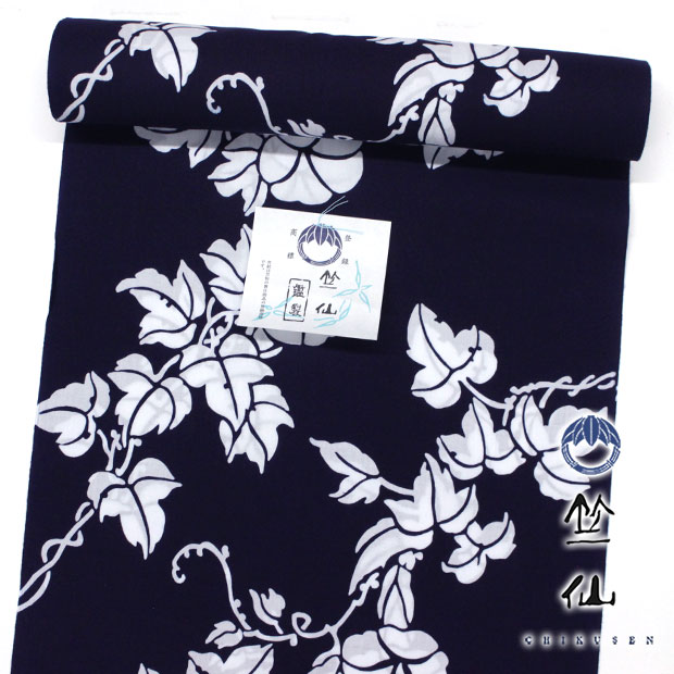 楽天市場】竺仙 ゆかた 反物（柄朝顔）（和服｜レディースファッション