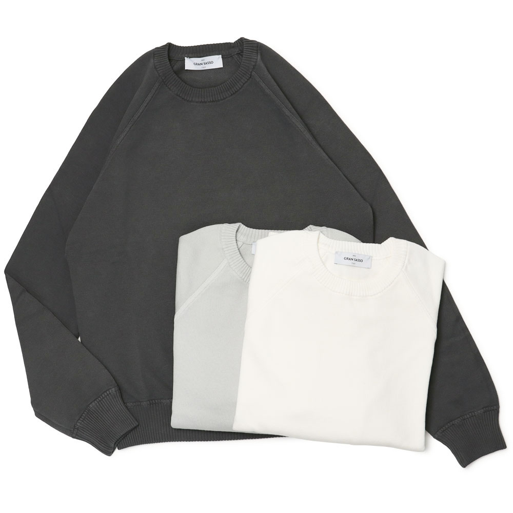 楽天市場】グランサッソ / GRANSASSO / 長袖 クルーネック ニット / 8G