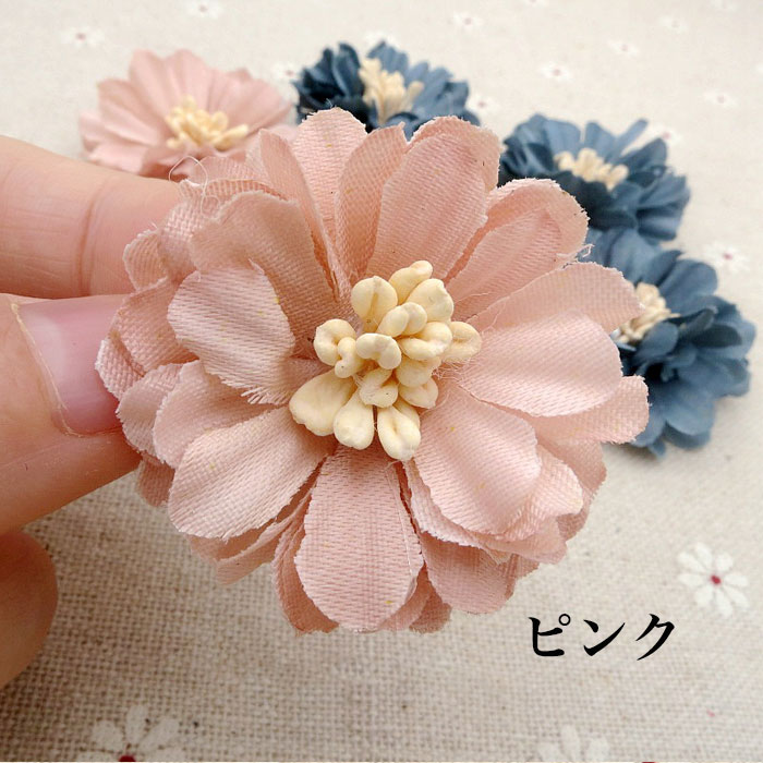 楽天市場】送料無料 5個セット ブローチ 造花 ヘッドドレス コサージュ