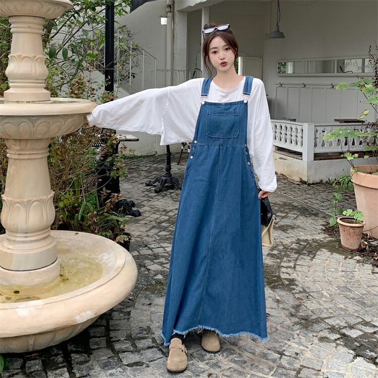 楽天市場】サロペット デニム スカート レディース サロペットスカート