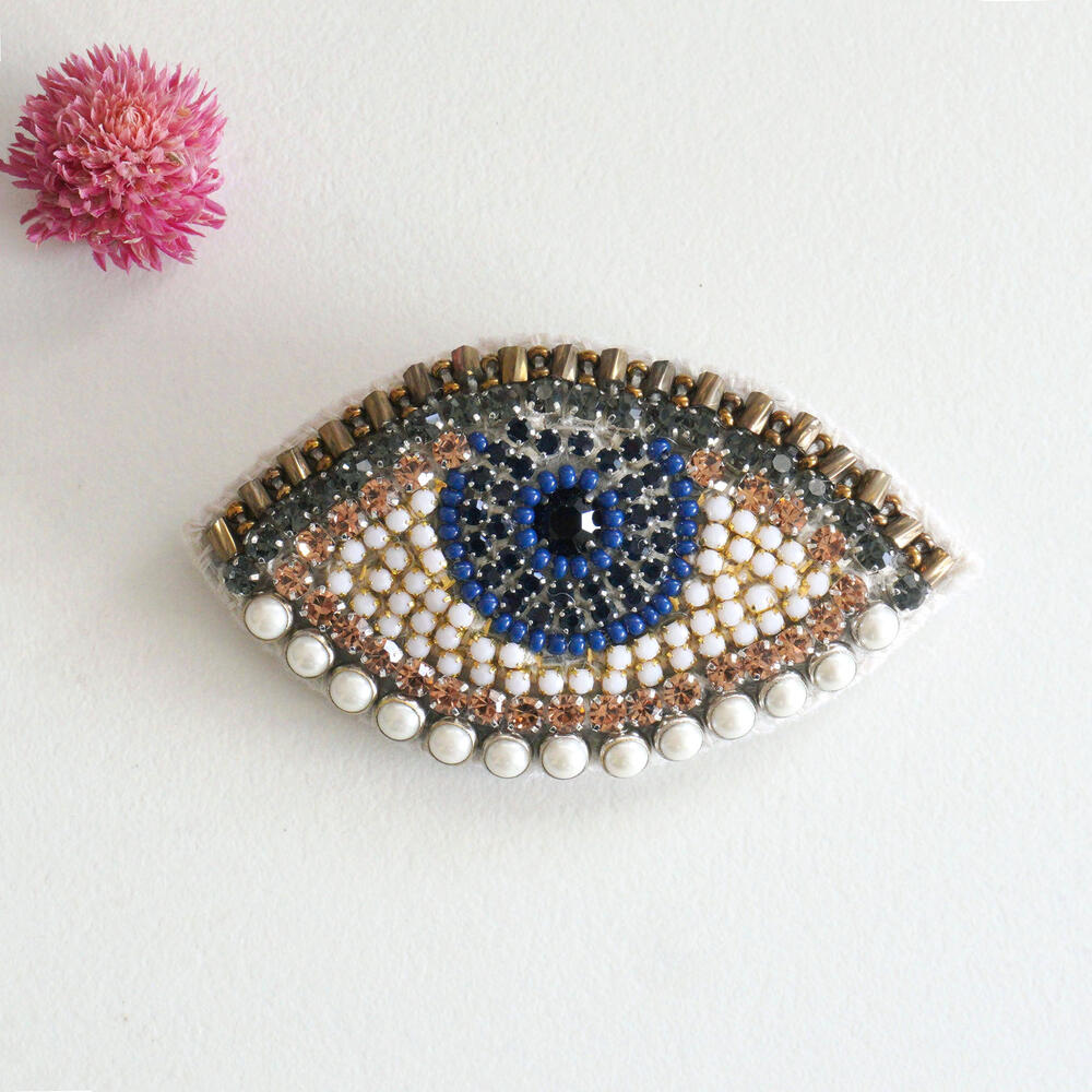 楽天市場】CITRUS シトラス ビジューブローチ eye 目 瞳 evil eye