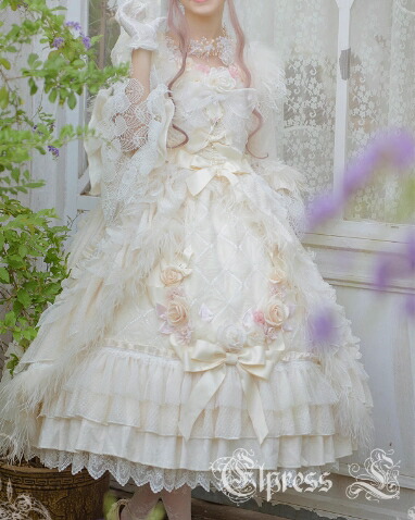 楽天市場】ドレスワンピース Elpress L 青木美沙子さんコラボ商品 七分