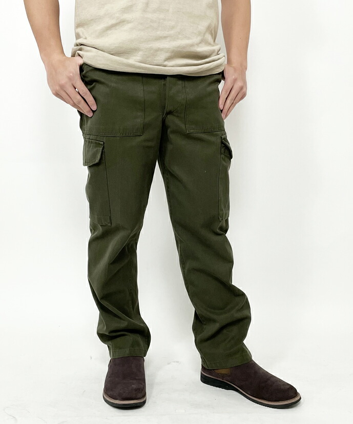 楽天市場】オーストリア軍 OD M-75 フィールド カーゴパンツ USED 741U