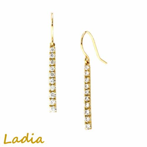 楽天市場】ダイヤモンド ピアス 0.3ct K18イエローゴールド 0.15ct