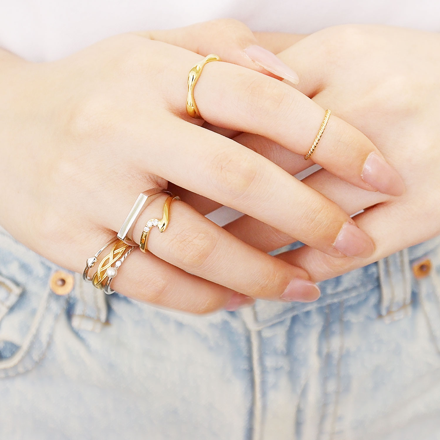 楽天市場】ピンキーリング 3号 5号 7号 9号 11号 レディース シルバー