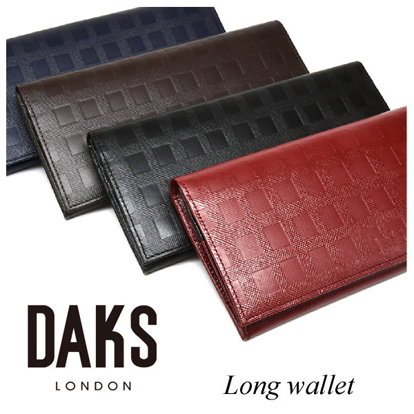 楽天市場】DAKS(ダックス)チェッカーエンボス 長財布 「ダックス
