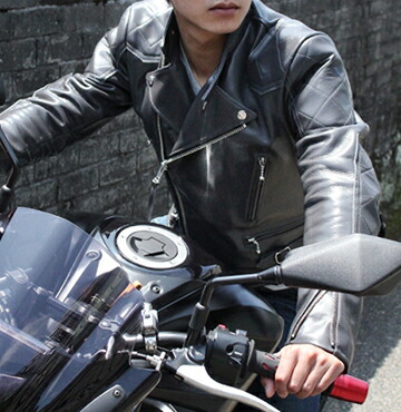 楽天市場】革ジャン ダブルライダースジャケット ライダース