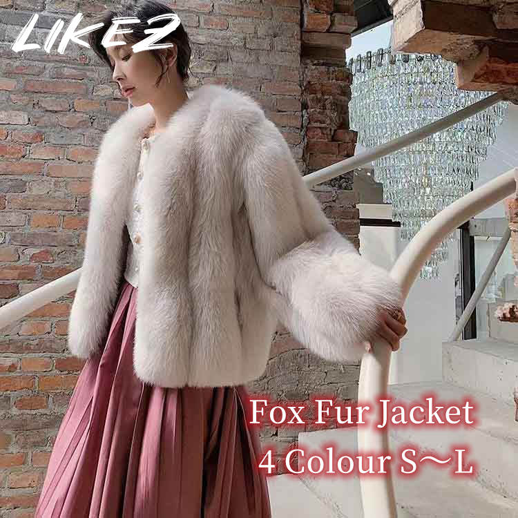 楽天市場】コート ジャケット フォックス リアルファー アウター
