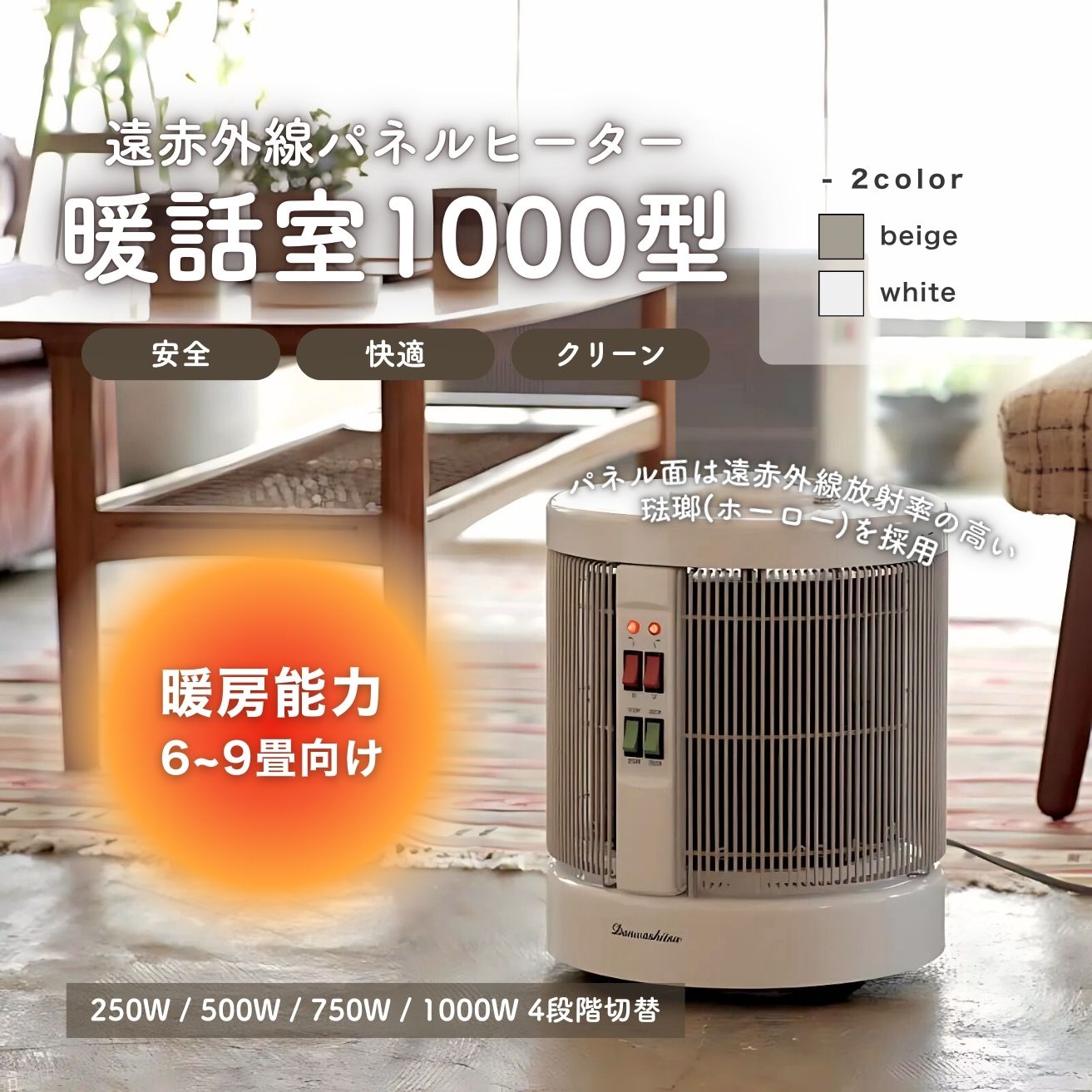 楽天市場】暖話室 1000型 : リプリ 楽天市場店