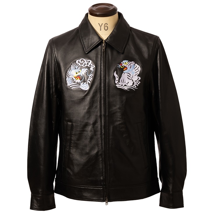 楽天市場】【30%OFFクーポン】Liugoo Leathers 本革 レザースカジャン