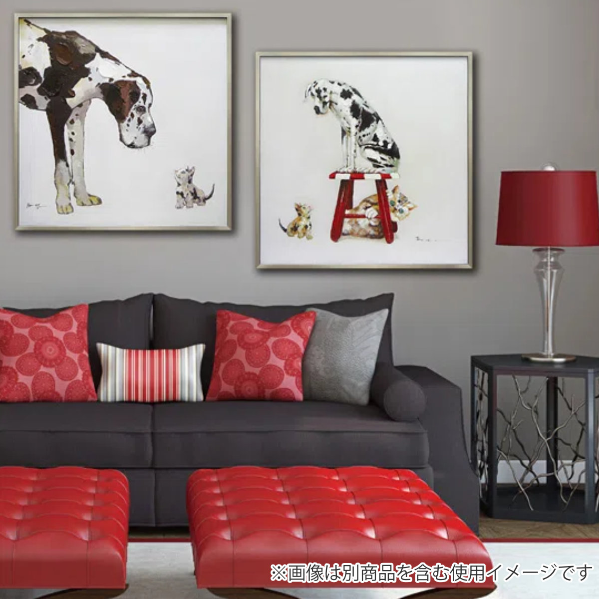 楽天市場】オイル ペイント アート「ベスト フレンド」 （ 絵画 絵