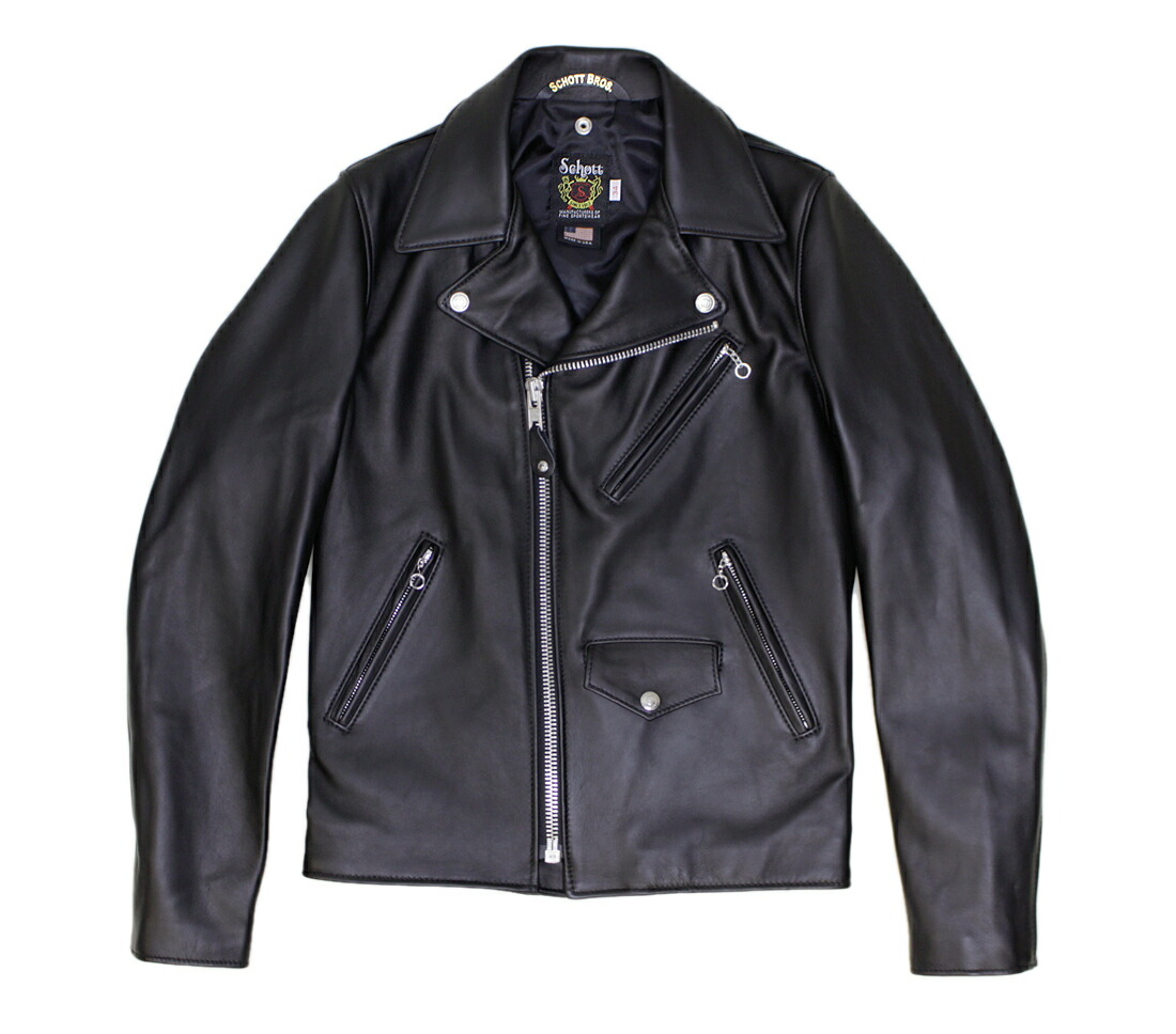 楽天市場】Schott ショット ラム革ダブルライダース 228US LAMBSKIN