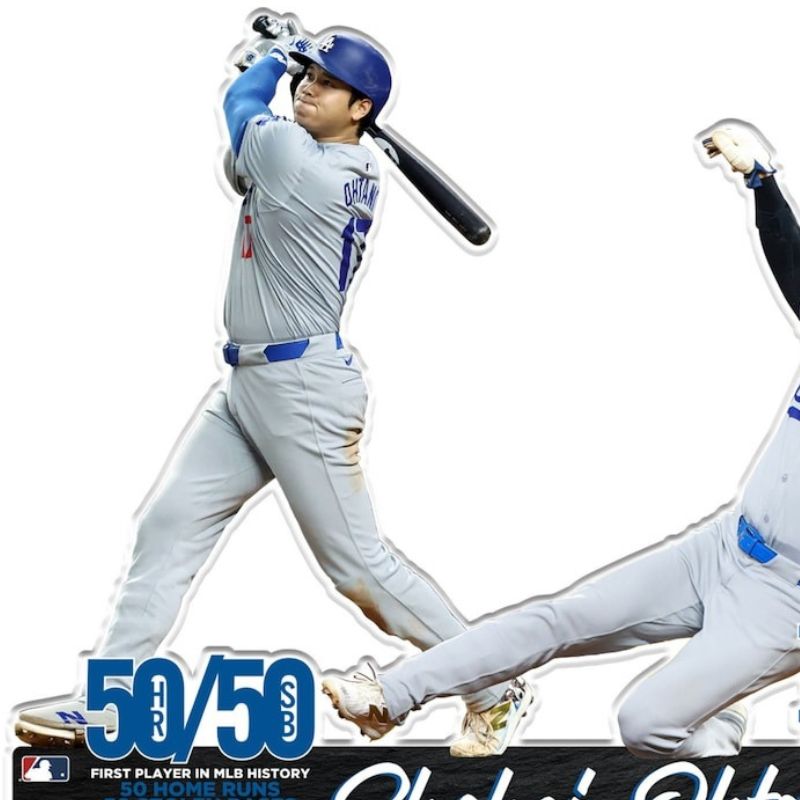 楽天市場】【クーポン配信中】大谷翔平 アクリルプレート 50-50記念