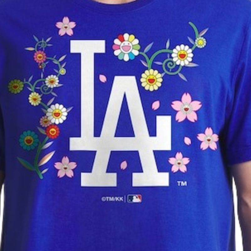 楽天市場】【クーポン配信中】村上隆 ×ドジャース コラボ Tシャツ 青