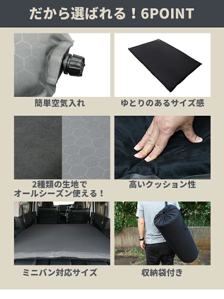 楽天市場】【2000円OFFクーポン】KAKURI インフレーターマット 7cm厚