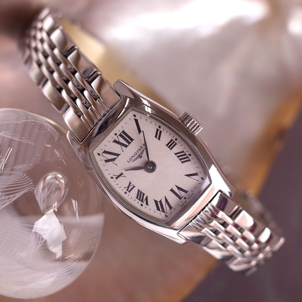 楽天市場】ロンジン エヴィデンツァ ミニトノー SS ローマン リーフ針