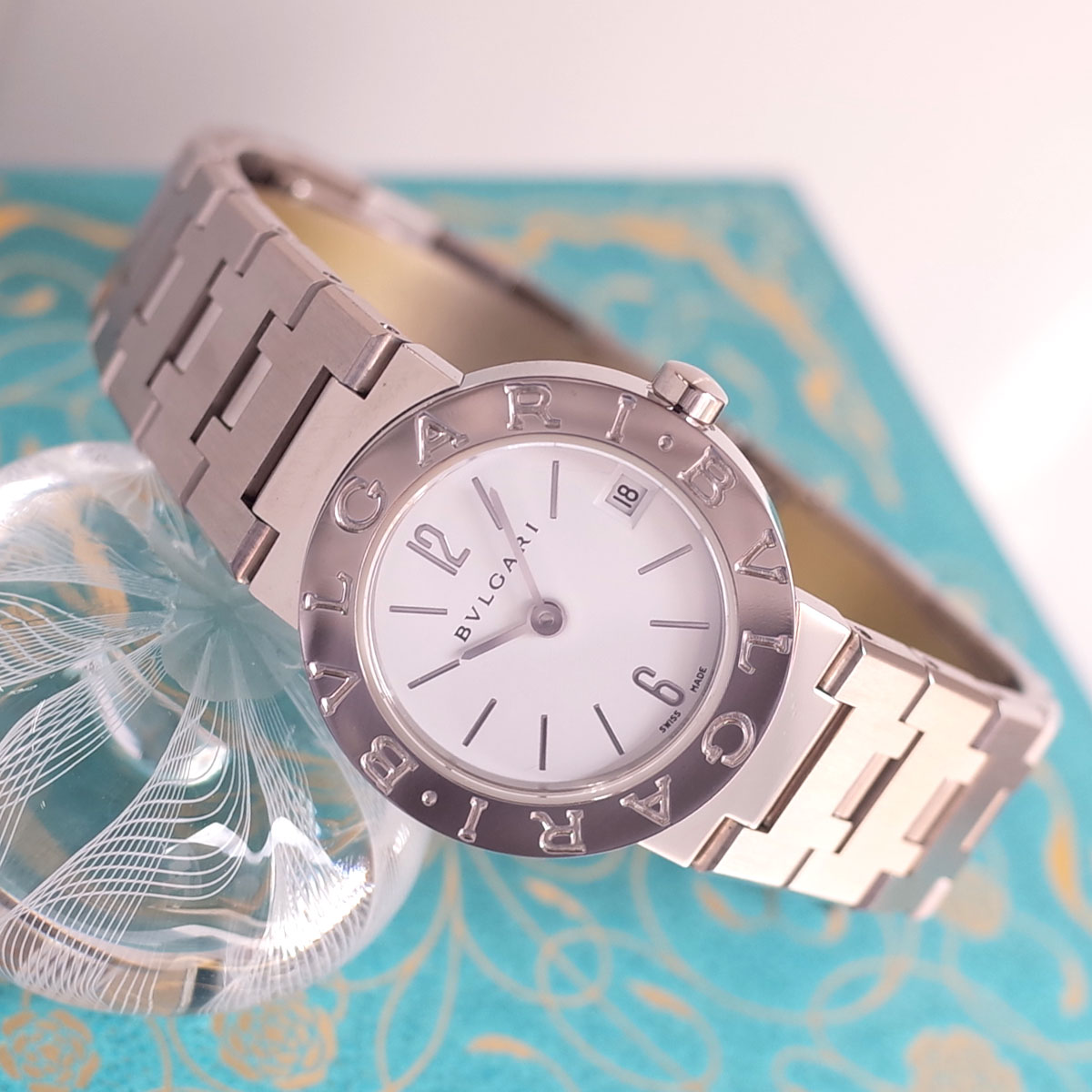 楽天市場】BVLGARI ブルガリブルガリ BB23SS デイト 白文字盤