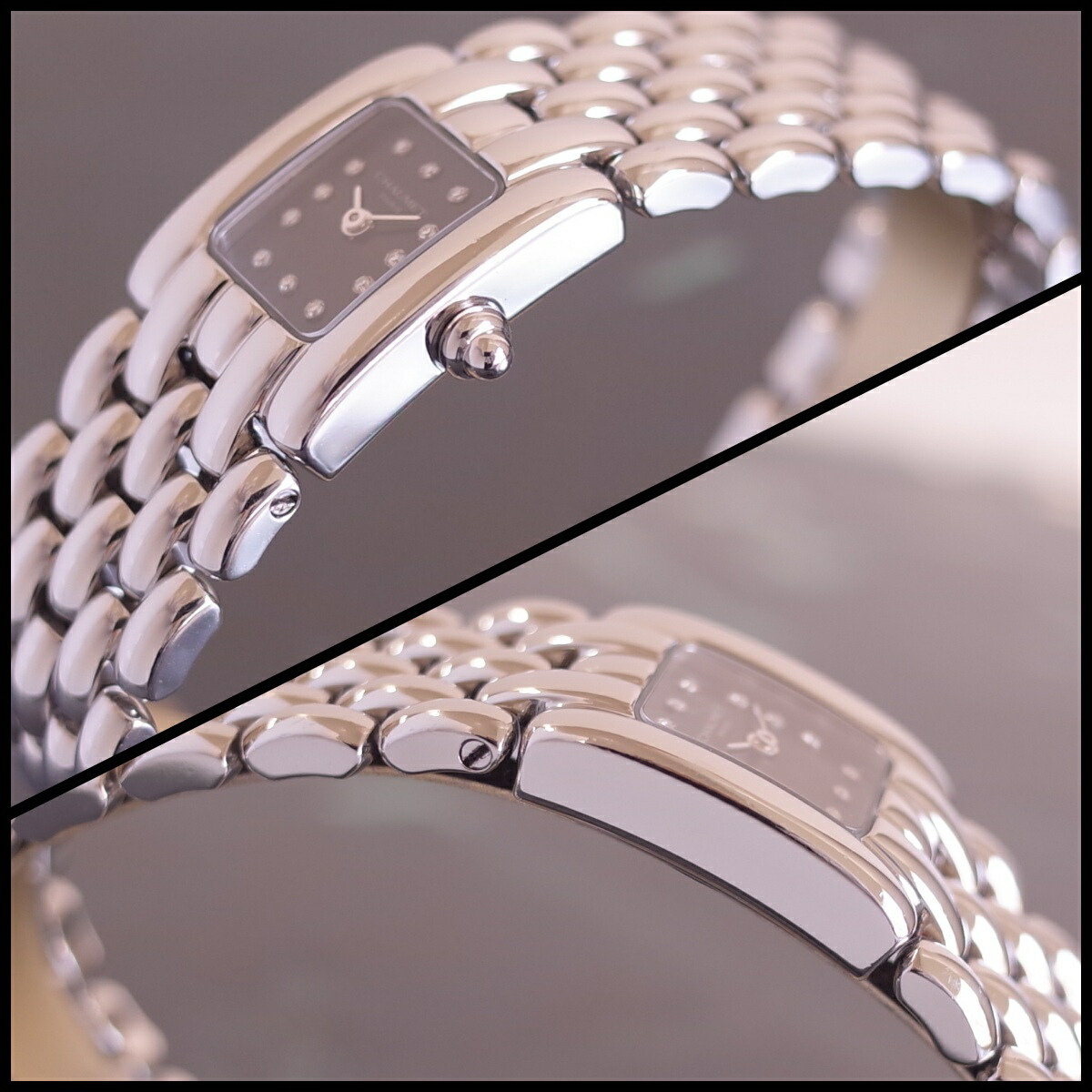 楽天市場】ショーメ ケイシス SM ダイヤインデックス 12PD 黒文字盤