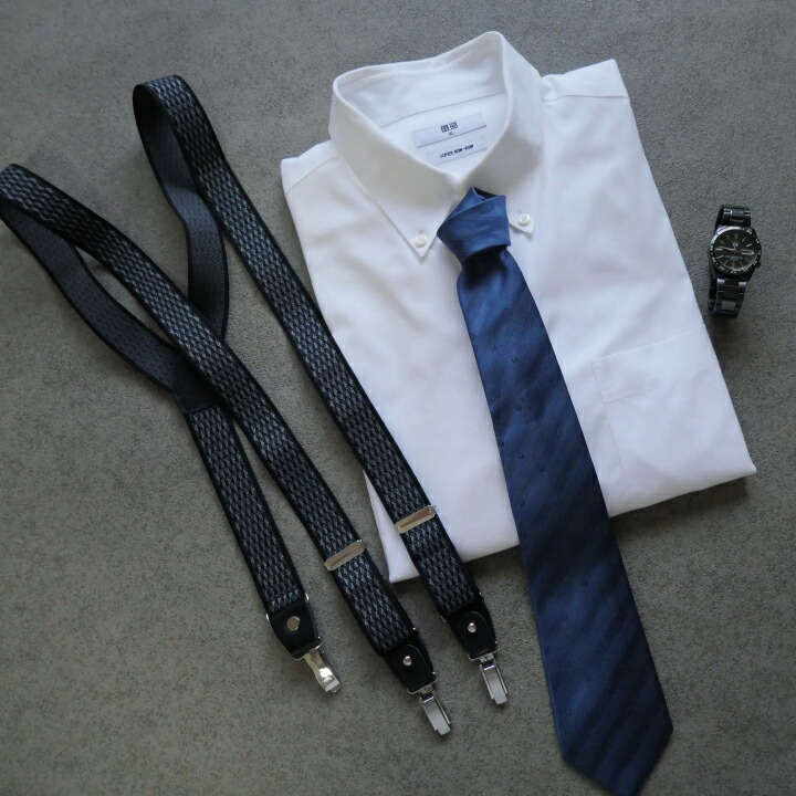 楽天市場】サスペンダー 2way ウェーブ 30mm メンズ 日本製 クラシック