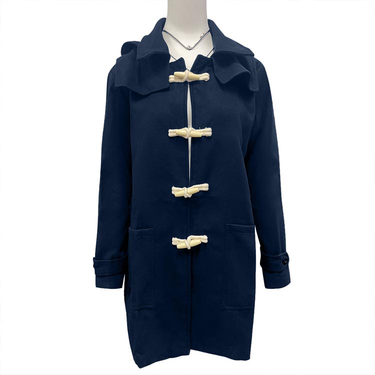 楽天市場】 無地 メルトンコート ロング丈 ダッフルコート 秋服