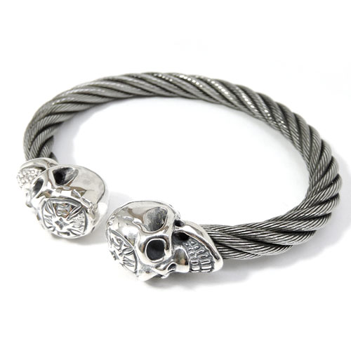 楽天市場】【BWL】Bill Wall Leather ビルウォールレザーWIRE BANGLE W