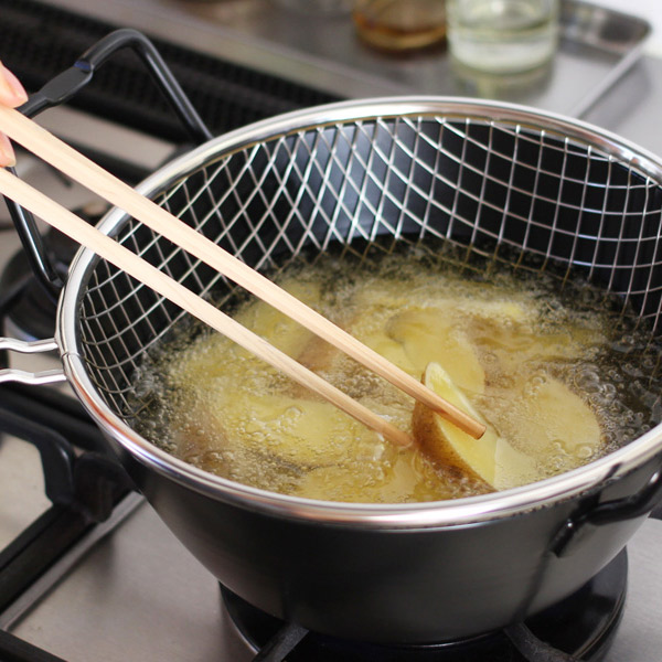 楽天市場】ラバーゼ 鉄揚げ鍋22cmセット / la base / 揚げ鍋 フライ鍋