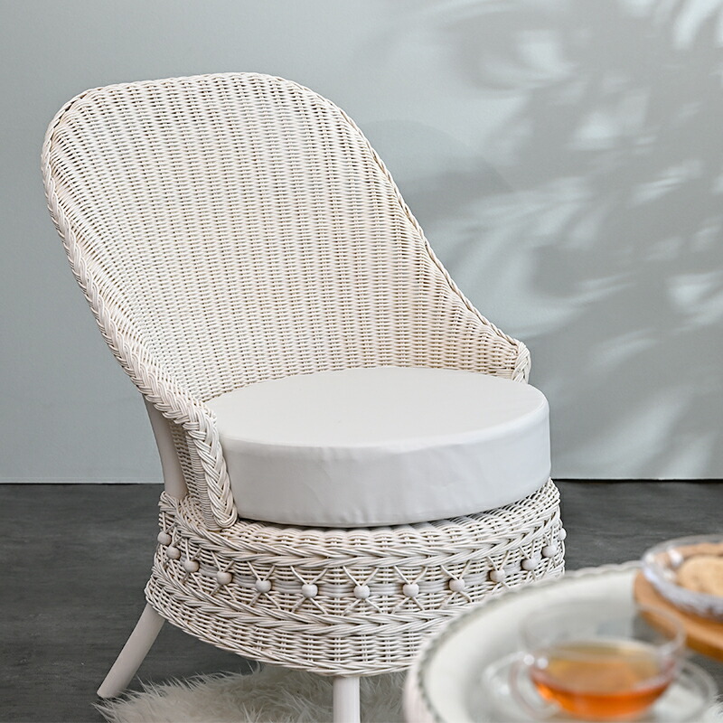 楽天市場】パーソナルチェア 籐製 肘掛け ハイバック ラタンチェア