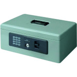 楽天市場】プラス 金庫 電子ロック 手提金庫 a4 グレー cb-020hl 13