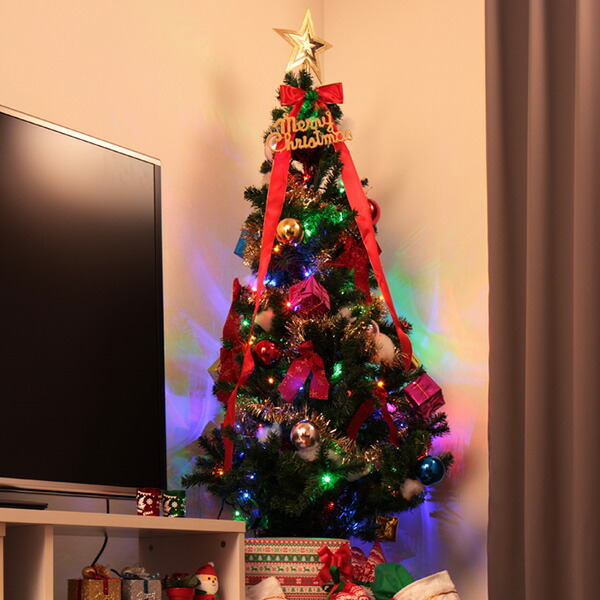 楽天市場】クリスマスツリー 90cm オーナメントセット ツリー ライト