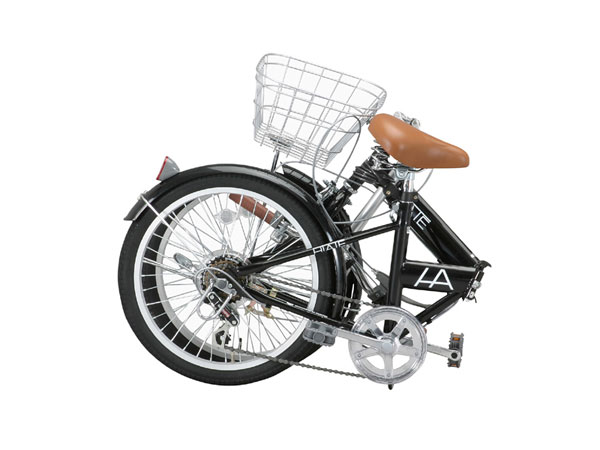 楽天市場】ハイエイト HIATE 折畳 自転車 HI-206-BK ブラック【送料