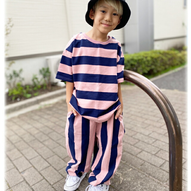 楽天市場】☆ポイント10倍☆【太ストライプワイドパンツ】キッズ