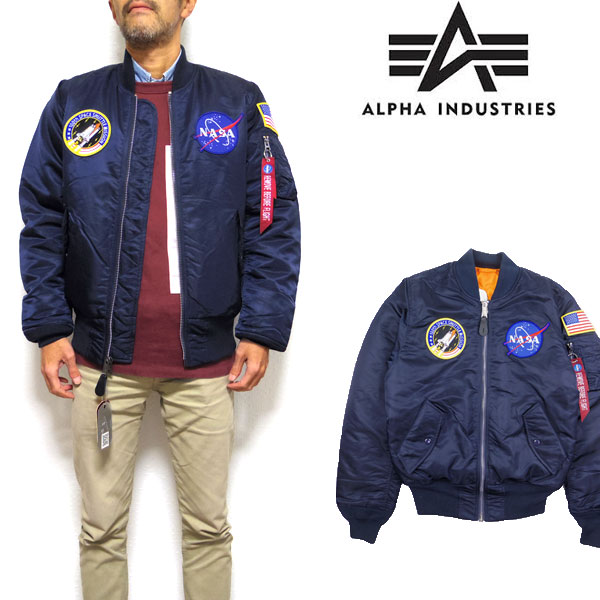 楽天市場】アルファ インダストリーズ alpha NASA MA-1 ジャケット