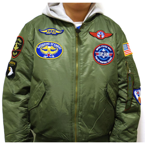 楽天市場】アルファalpha キッズ アウター フライトジャケット MA-1