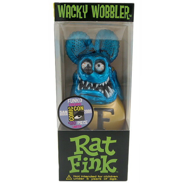 楽天市場】FUNKO Wacky Wobbler RAT FINK （メタリックブルー） ラット