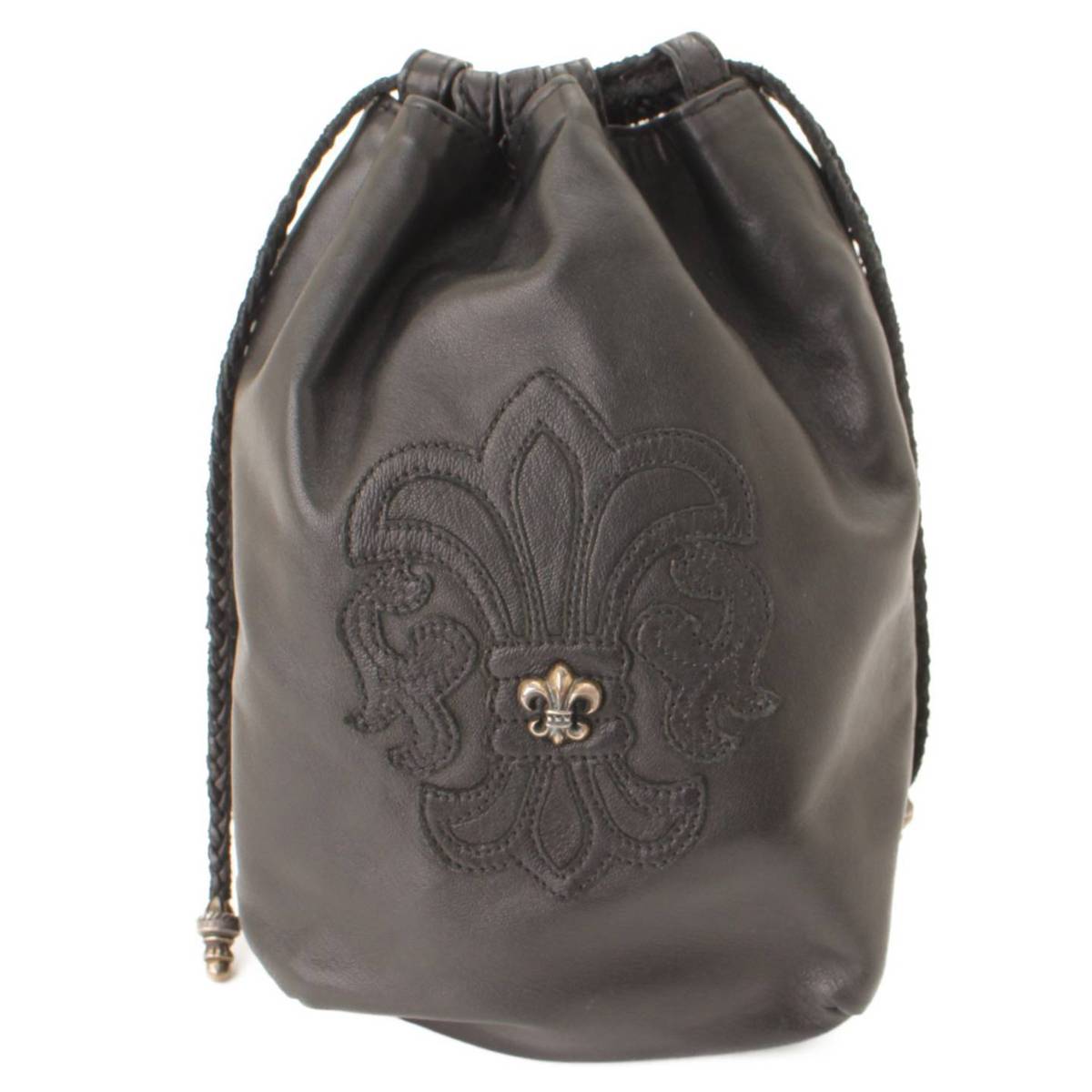 楽天市場】【クロムハーツ】Chrome Hearts レザー ドローストリング