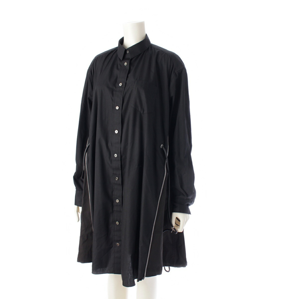 楽天市場】サカイ Sacai 19SS Contrast Panel Dress サイドファスナー