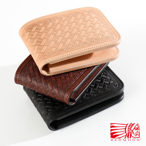 楽天市場】REDMOON レッドムーン 二つ折りウォレット・バスケット柄 RM