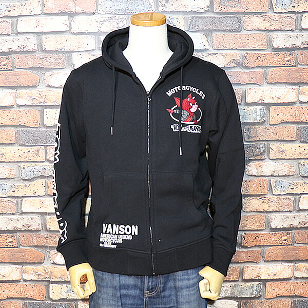 楽天市場】VANSONバンソントム＆ジェリーコラボ◇裏毛F/Zパーカー