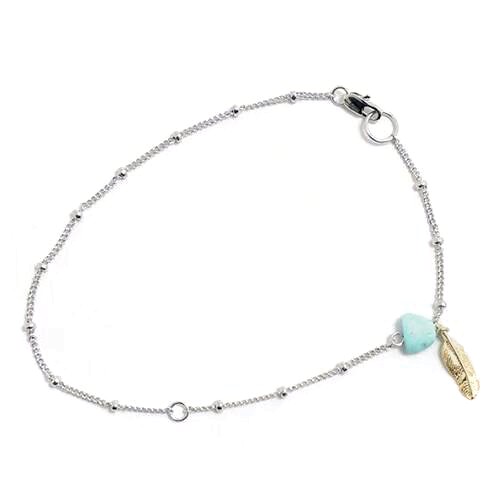 楽天市場】アンクレット メンズ チェーン シルバー ゴールド シンプル