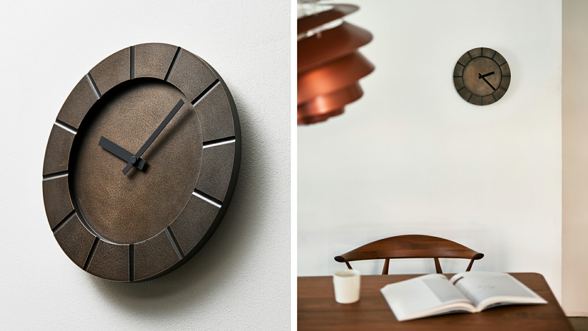 楽天市場】【選べる特典付き】レムノス 掛け時計 ハロ 壁掛け時計 25cm