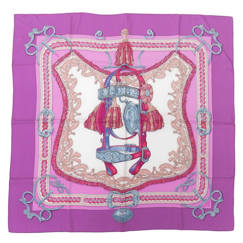 楽天市場】エルメス スカーフ パープルの通販