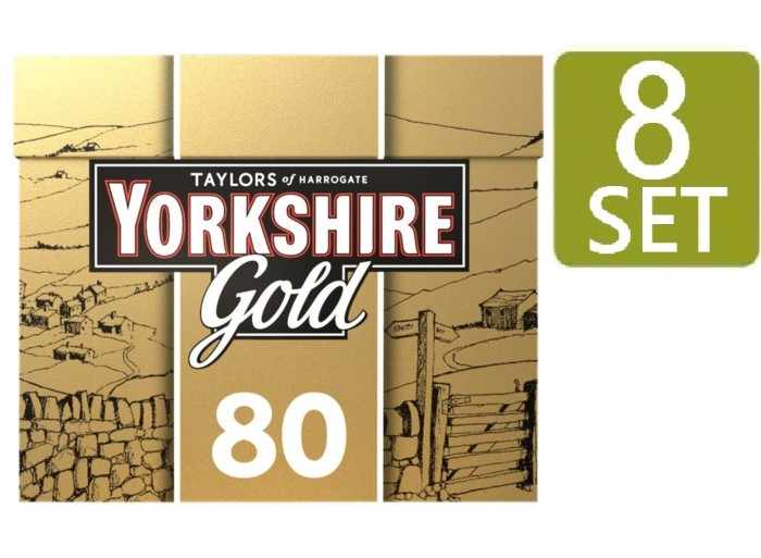 楽天市場】[80袋入り 8箱セット] TAYLORS of Harrogate YORKSHIRE gold