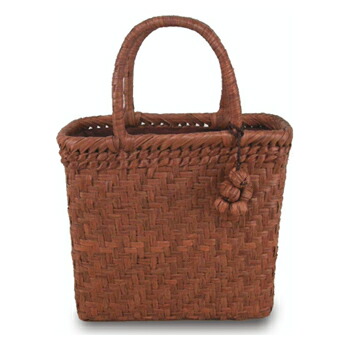 楽天市場】《伝統的な網代編みの風合いを活かした》山葡萄籠工房 山