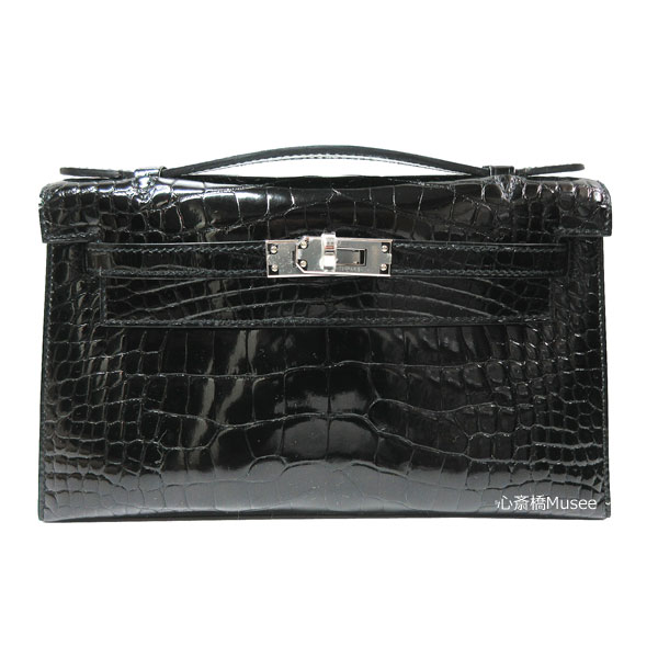 楽天市場】≪新品≫HERMES エルメス ハンドバッグ ポシェットケリー 黒
