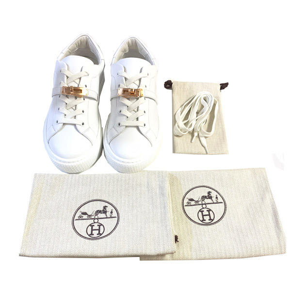 楽天市場】≪Brand new≫ HERMES DAY Leather Sneaker White SPVD
